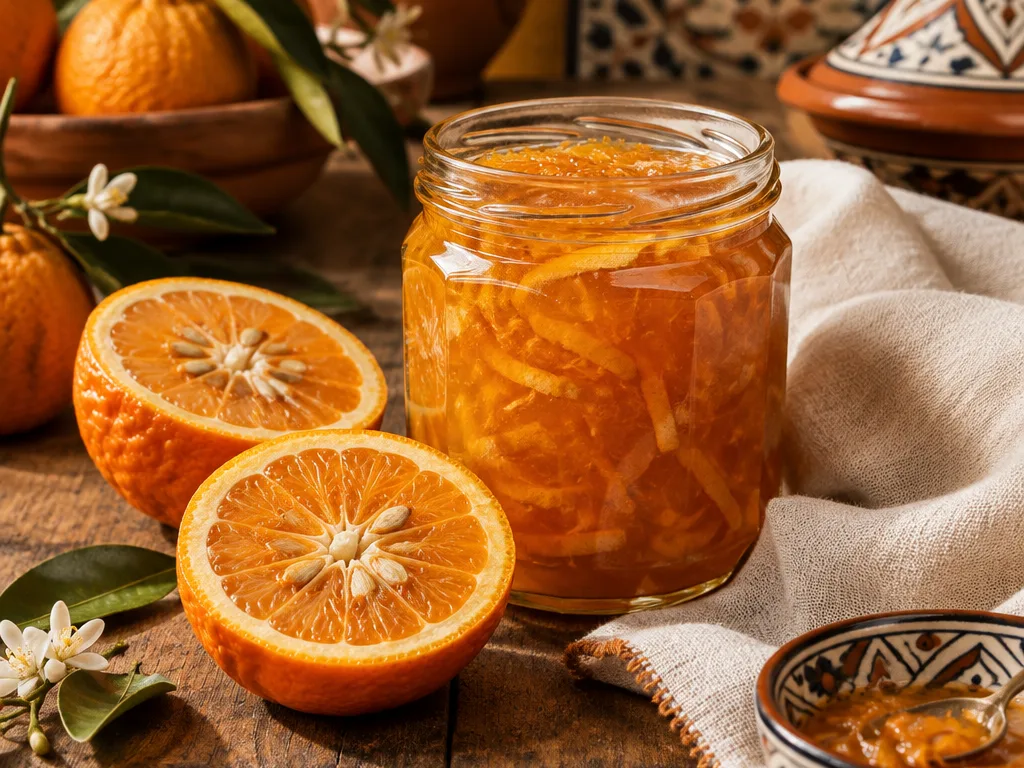 Confiture maison d'oranges amères